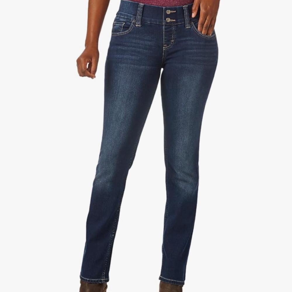 Riders by Lee Indigo Women's Waist Smoother Straight Jean